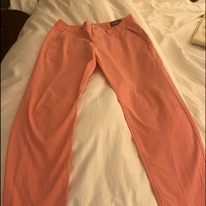 Bonobos orange cotton pant.